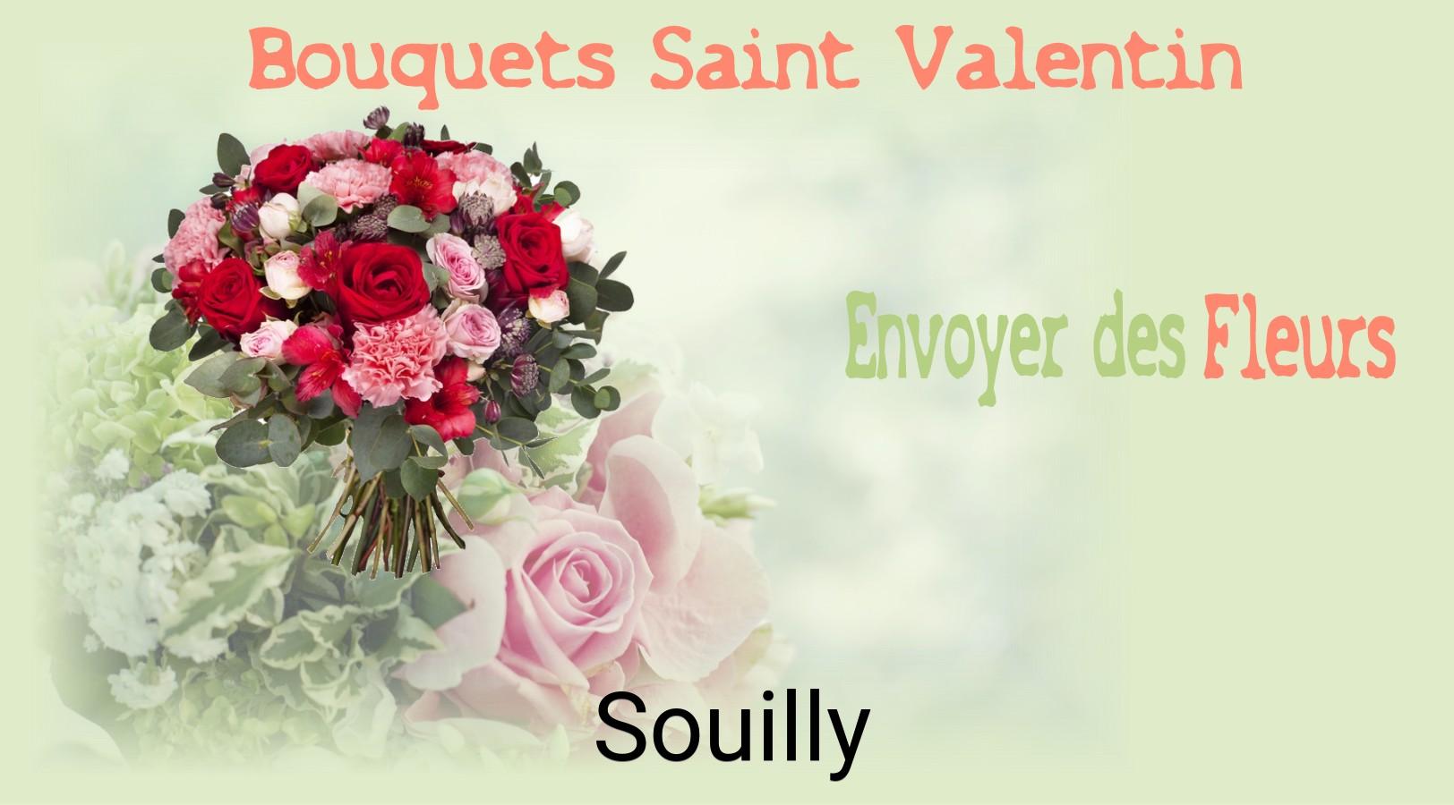 Roses de Saint-Valentin livrées à Souilly